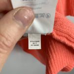 J. Crew Size L Sweater Tank Top Merino Wool Tiered Neon Coral Tie Strap Crop Pink Photo 8