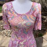 LuLaRoe ✨ Pastel Aztec Floral Print Nicole Dress Photo 1