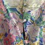 Victoria's Secret Vintage Victoria’s Secret gold label, 90s floral lace trimmed romper; size S Photo 6