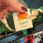 Farm Rio  Tropical Leaf Print Linen Blend Shorts Photo 5