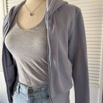 Weekday  Lilac Purple Hooded Zip Up Jacket (NWT) Photo 3