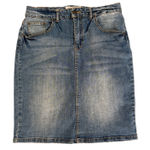 Kenneth Cole  Reaction Denim Pencil Skirt SZ 6 Preppy Classic Photo 0