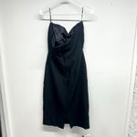 Anthropologie  Black Halo Eve Strapless Cutout Mini Dress 10 Photo 3