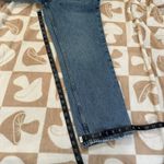 Good American  90's Duster Straight Leg Blue‎ Jeans High Rise Distressed 6/28 Photo 7