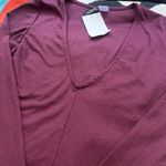 H&M Ribbed Long Sleeve V Neck Top Photo 2