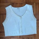 Knit sweater vest White Photo 0