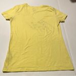 FOX Racing Womens Size Medium Yellow Short Sleeve‎ Shirt Fitted Floral Athletic Photo 7