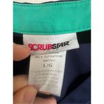 Scrubstar Blue Scrub Top Woman’s Size Large Photo 2