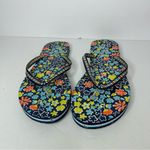 Vera Bradley  Colorful Floral Flip Flops 9-10 Photo 1
