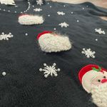 Vintage Mandal Bay Christmas Santa face sweater Black Size XXL Photo 7
