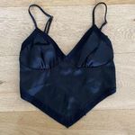 Rebelflow Havana Satin Crop Top in Black Photo 0
