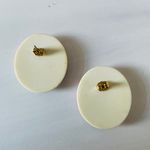 Avon Passion Flower Earrings Purple Orange Red Flowers Floral Photo 1