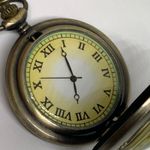 Antique RARE Pocket Watch TM & WBEI s15 cooper tone quartz analog pocket running Photo 3