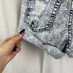 Forever 21 🌞 Acid Wash Ripped High Waist Cuffed Short Shorts Premium Denim 24 Photo 7