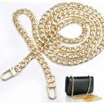 NIB Purse Silver Chain Strap Shoulder Crossbody Replacement with Metal Buckles Photo 1