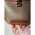 Dooney & Bourke Dooney & Bourke Taupe Brown Purse Handbag Tote All Weather Leather USA Vintage Photo 12