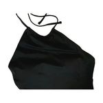 ANDIE NWT  The Baja Top Halter Tie Neck Removable Cup Medium Bust Support M Black Photo 2