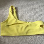 Yellow Cutout Bikini Top Size M Photo 0