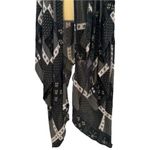 Free People  Geometric Print Handkerchief Sleeveless Boho Coastal Vest M/L Photo 3