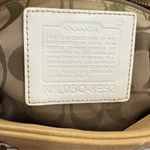 Coach Vintage Coffee Beige All Leather Handbag Tote 8E92 Photo 7