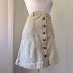 Pilcro and the Letterpress Anthropologie  Multicolored Striped Button Front Skirt Photo 5