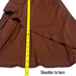 Garnet Hill  Easy Wrap Knit Dress Brown Comfort Chic Capsule Stretch M Photo 12