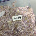 J.Crew  Medium Purple, Green Boho Paisley Wrap Maxi Cotton Voile Skirt w/Pocket Photo 15