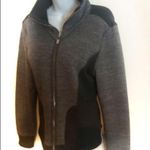 prAna Gray Front Zip Cozy Fleece Lined Jacket Sz. XL Fall Winter Athleisure Photo 1