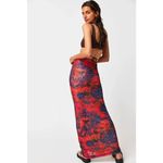 Free People NWT  x RONNY KOBO Madrid Skirt - Orange Tie Dye Size XS $258. H Photo 1