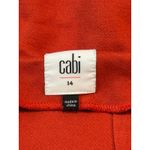CAbi  Burnt Orange Solid Knit Maxi Skirt 14 Rayon Spandex Blend Elastic Waist Photo 3
