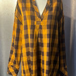easel  los angeles brown and yellow tunic  sizeM-L.                     order(65) Photo 0