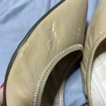 Cole Haan Patent Leather Wedge Heels Tan Photo 7
