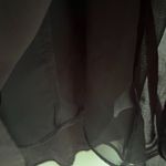 Ann Taylor LOFT off the shoulder Black dress XSMALL tie sleeve Midi NWT Photo 9