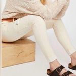 Free People NWT Utility Denim Cargo Pants Size 29 Neutral Photo 1