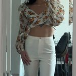 Zimmermann Like new  pleated toile floral print crop top Photo 3