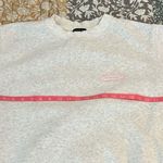 White Fox Boutique  Essentials Club Set Crewneck & Sweatpants Grey Marle Pink Photo 6