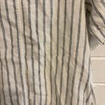 Everlane striped linen button up mini dress Photo 7