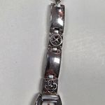 Brighton Tribeca Silver Plate Ornate Wrist Watch Bracelet Adjustable Photo 2