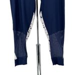 Marika Navy Blocked Tempo Leggings Workout size XL Star Print Photo 3