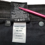 Hudson Skirt Size 29 W31" Waist Robbie Mid Rise Pencil Skirt Raw Hem Denim Skirt Photo 6