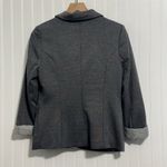 Jules & Leopold NWOT Gray Blazer M Stretch Roll Cuff Corporatecore Quiet Luxury Photo 1