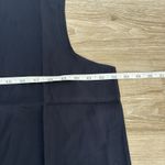 Quince  Silk Tank Top Womens Size XL Navy Washable Stretch Shirt Photo 2