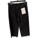 Frame Le Low Baggy Wide Leg Jeans Black Size 27 Photo 5