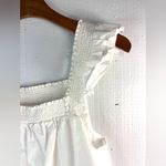 THML  M Summer Cotton Ruffle Sleeve Babydoll Crop Top - White Photo 3