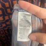 Boden Abigail Long Sleeve Crew Neck Jersey Dress blue multi size 16 Photo 4