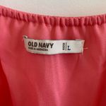 Old Navy  Pink V-Neck Ruffle Blouse Size L New Without Tag Career Preppy Office Photo 3