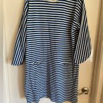 J.Crew Re-Imagined Knit front-pocket Striped shift dress SZ XL Photo 3