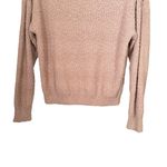 Pink Rose Mine Womens Sz M  Turtleneck Sweater Button Accents Soft Textured Photo 2
