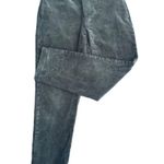Uniqlo dark green corduroy straight leg pants size 2-demure academia casual Photo 2