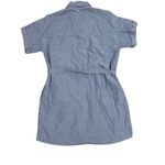 Abercrombie & Fitch  Chambray Shirt Dress with Belt & Pockets Short Sleeve Sz S‎ Photo 5